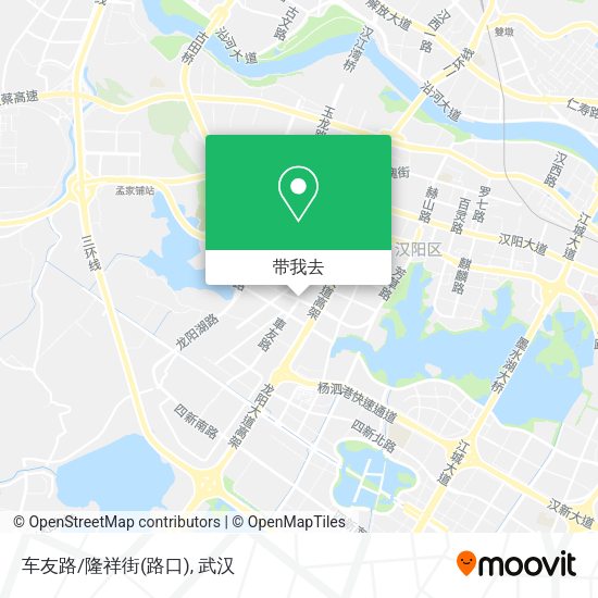 车友路/隆祥街(路口)地图