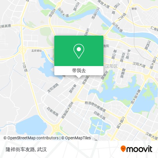 隆祥街车友路地图