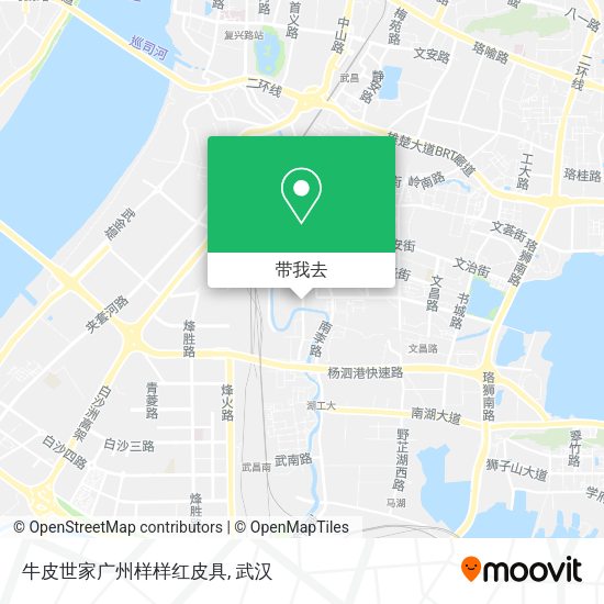 牛皮世家广州样样红皮具地图
