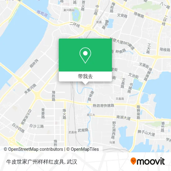 牛皮世家广州样样红皮具地图
