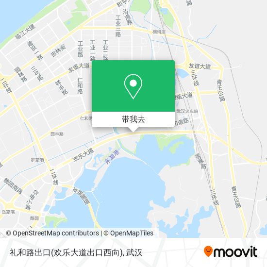 礼和路出口(欢乐大道出口西向)地图