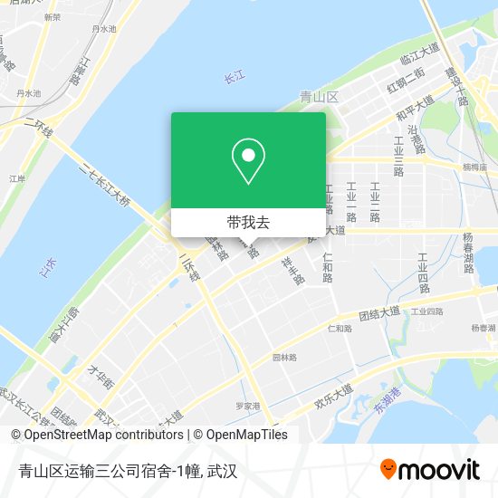 青山区运输三公司宿舍-1幢地图