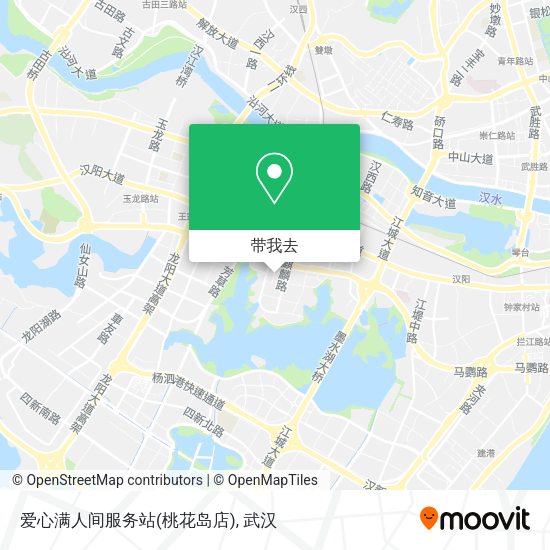 爱心满人间服务站(桃花岛店)地图