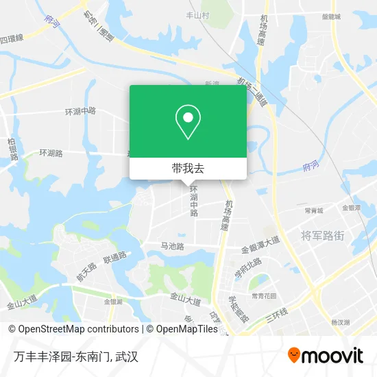 万丰丰泽园-东南门地图