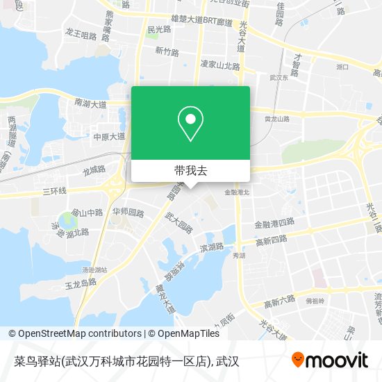 菜鸟驿站(武汉万科城市花园特一区店)地图