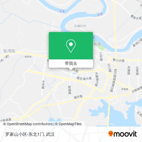 罗家山小区-东北1门地图