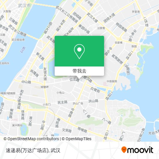 速递易(万达广场店)地图