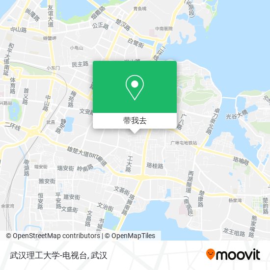 武汉理工大学-电视台地图