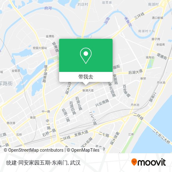 统建·同安家园五期-东南门地图