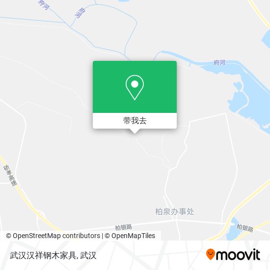武汉汉祥钢木家具地图