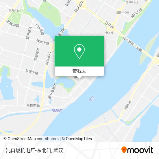 沌口燃机电厂-东北门地图