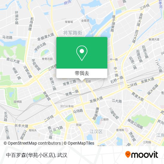 中百罗森(华苑小区店)地图