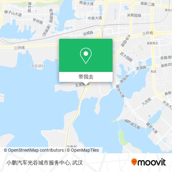 小鹏汽车光谷城市服务中心地图