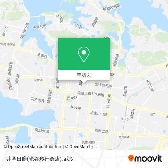 井圣日膳(光谷步行街店)地图