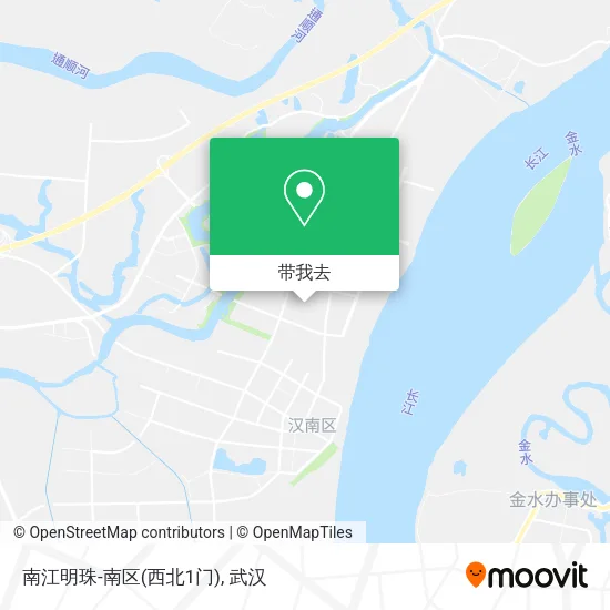 南江明珠-南区(西北1门)地图