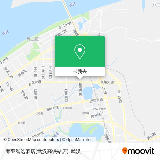 莱亚智选酒店(武汉高铁站店)地图