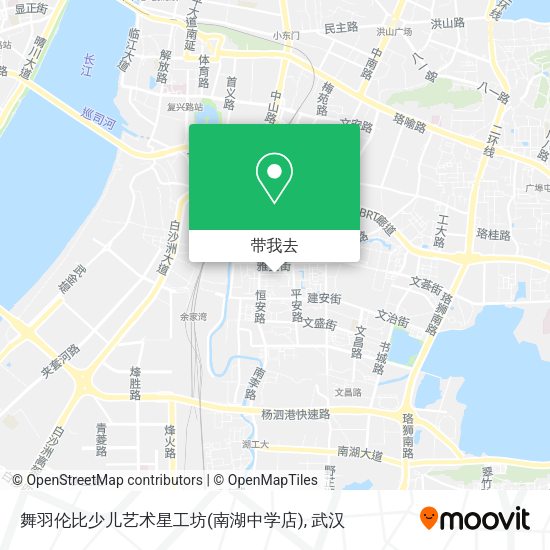 舞羽伦比少儿艺术星工坊(南湖中学店)地图