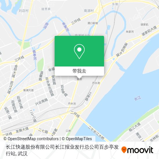 长江快递股份有限公司长江报业发行总公司百步亭发行站地图