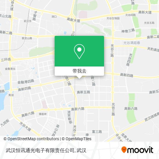 武汉恒讯通光电子有限责任公司地图