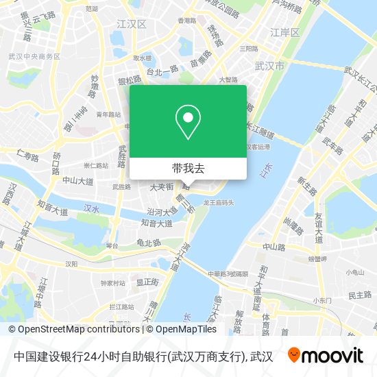 中国建设银行24小时自助银行(武汉万商支行)地图