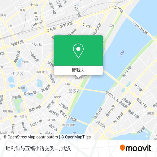 胜利街与五福小路交叉口地图