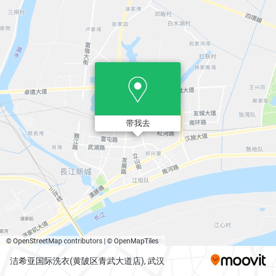 洁希亚国际洗衣(黄陂区青武大道店)地图