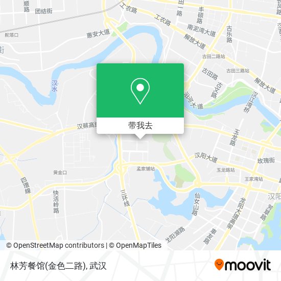 林芳餐馆(金色二路)地图