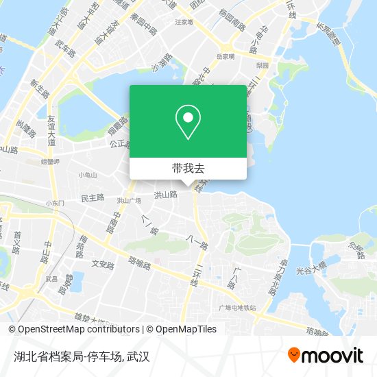 湖北省档案局-停车场地图