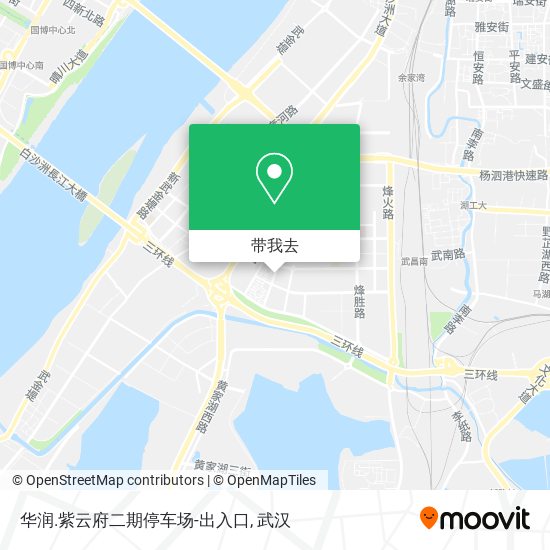 华润.紫云府二期停车场-出入口地图