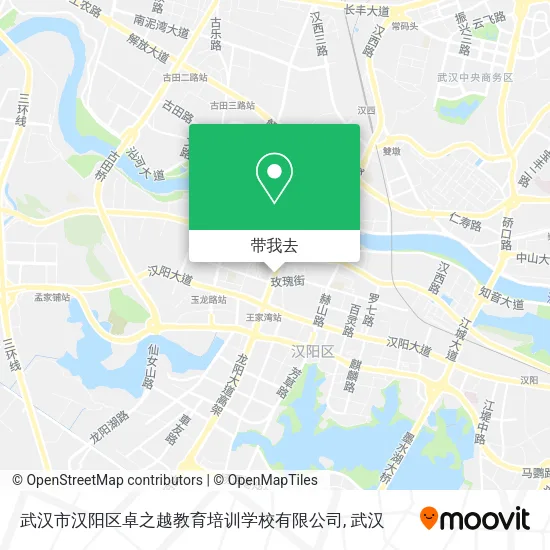 武汉市汉阳区卓之越教育培训学校有限公司地图