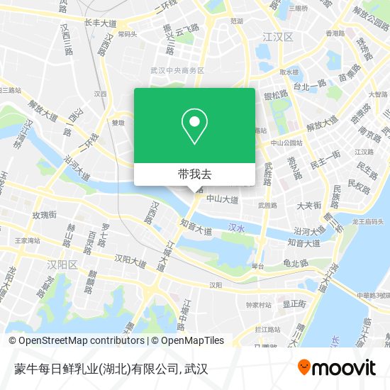 蒙牛每日鲜乳业(湖北)有限公司地图