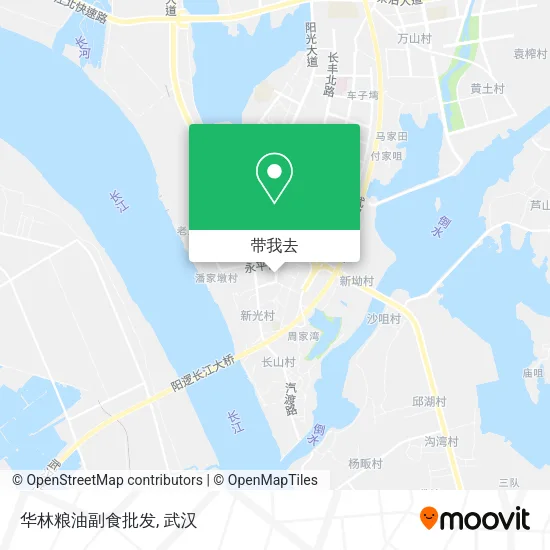 华林粮油副食批发地图