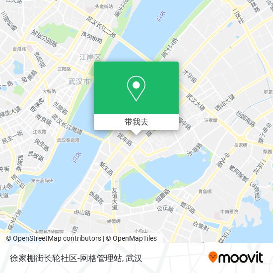徐家棚街长轮社区-网格管理站地图