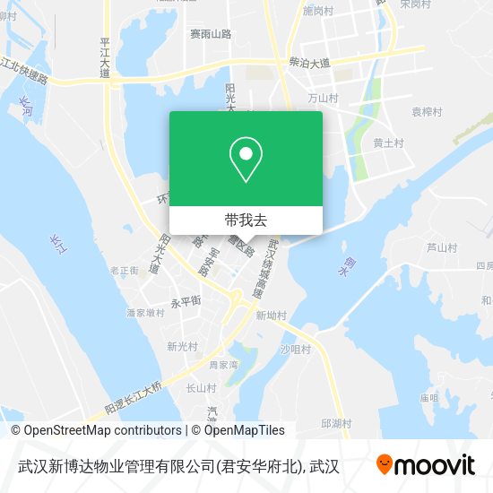 武汉新博达物业管理有限公司(君安华府北)地图