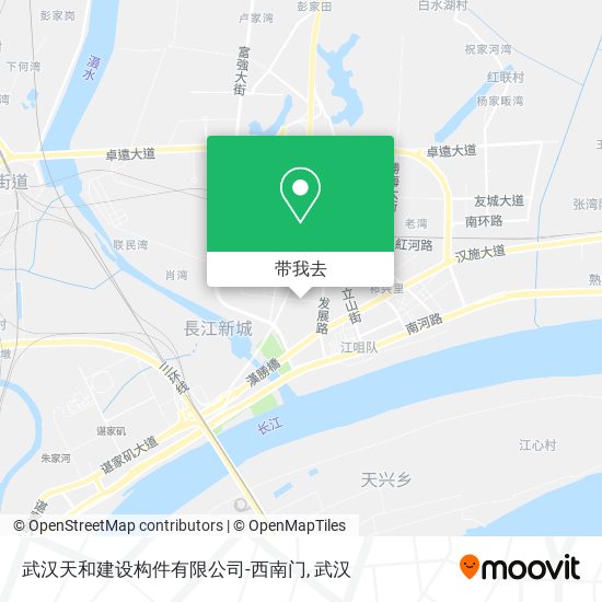 武汉天和建设构件有限公司-西南门地图