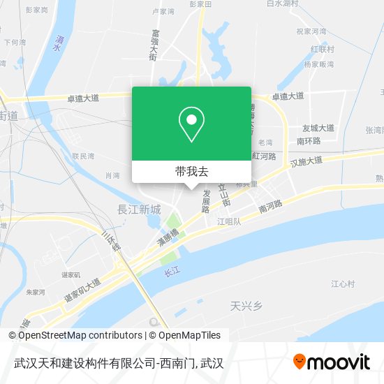 武汉天和建设构件有限公司-西南门地图