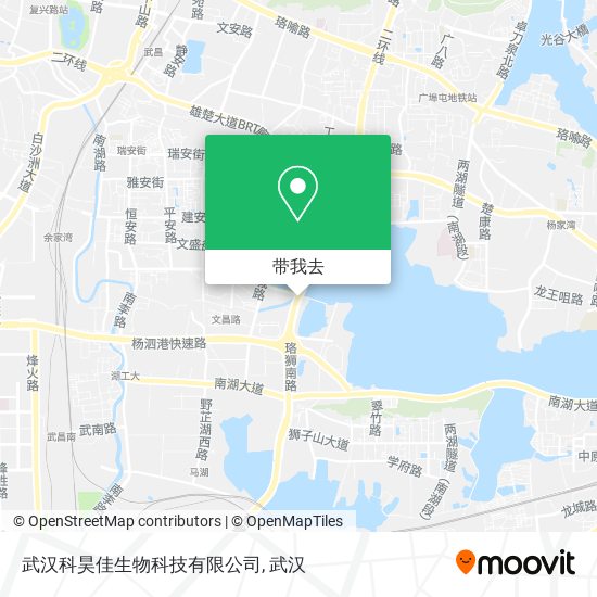 武汉科昊佳生物科技有限公司地图