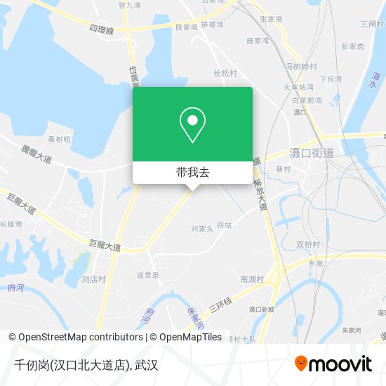 千仞岗(汉口北大道店)地图