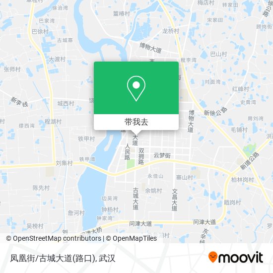 凤凰街/古城大道(路口)地图