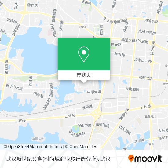 武汉新世纪公寓(时尚城商业步行街分店)地图