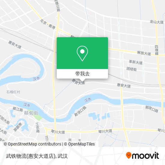 武铁物流(惠安大道店)地图