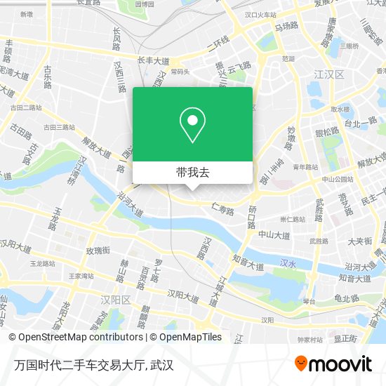 万国时代二手车交易大厅地图