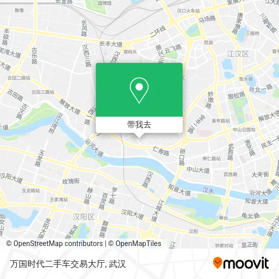 万国时代二手车交易大厅地图