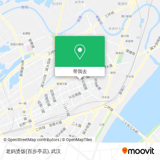 老妈烫饭(百步亭店)地图
