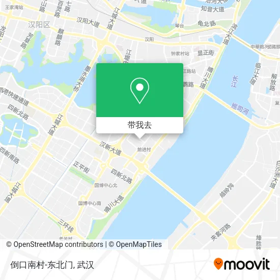 倒口南村-东北门地图