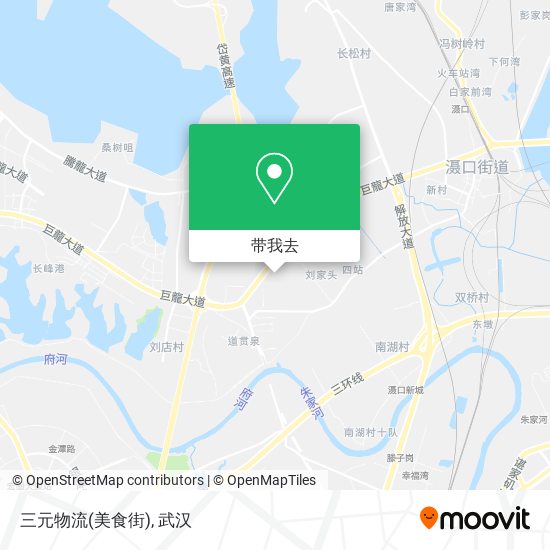 三元物流(美食街)地图