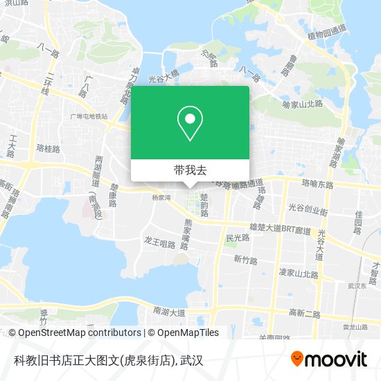科教旧书店正大图文(虎泉街店)地图