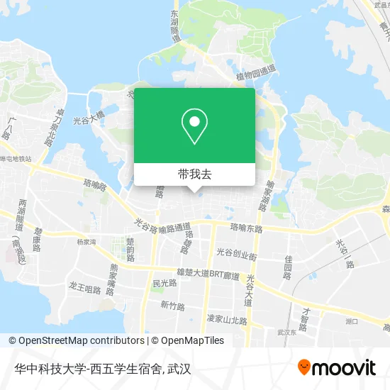 华中科技大学-西五学生宿舍地图