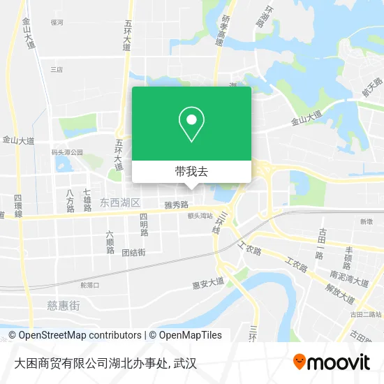 大困商贸有限公司湖北办事处地图