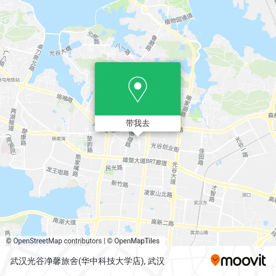 武汉光谷净馨旅舍(华中科技大学店)地图